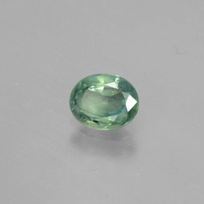 Alexandrite Vert rouge naturelle Coupe ovale, 0.91 ct, VS