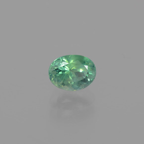 Alexandrite multicolore naturelle coupe ovale, 0,94 ct, VS