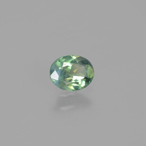 Alexandrite multicolore naturelle coupe ovale, 0,36 ct, VS