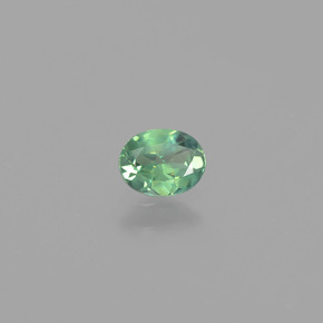 Alexandrite Vert rouge naturelle Coupe ovale, 0.37 ct, VS