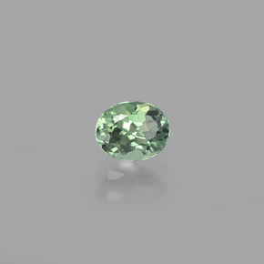 Alexandrite Vert rouge naturelle Coupe ovale, 0.48 ct, VVS-VS