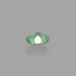 Alexandrite multicolore naturelle coupe ovale, 0,41 ct, VS