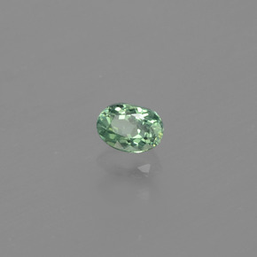 Alexandrite Vert rouge naturelle Coupe ovale, 0.23 ct, VS
