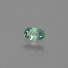 Alexandrite multicolore naturelle coupe ovale, 0,27 ct, VS