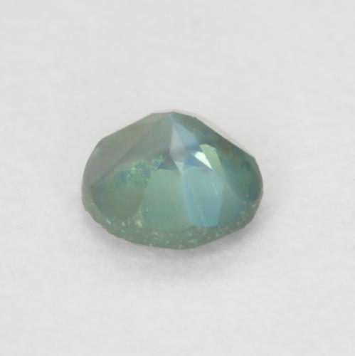 Alexandrite vert naturelle coupe roude, 0,09 ct, VVS-VS