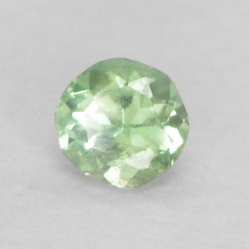 Alexandrite vert naturelle coupe roude, 0,06 ct, VS