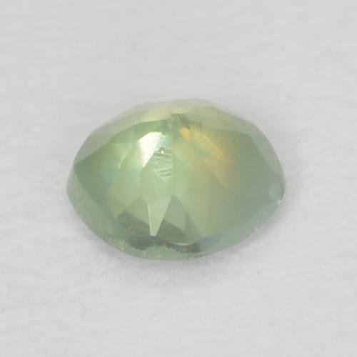 Alexandrite vert naturelle coupe roude, 0,07 ct, VS