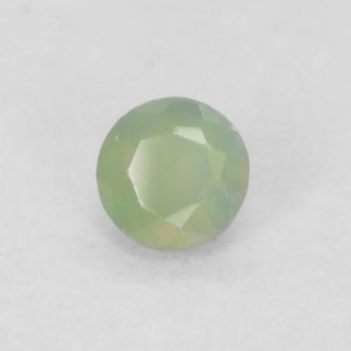 Alexandrite vert naturelle coupe roude, 0,06 ct, VVS