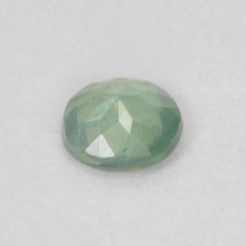 Alexandrite vert naturelle coupe roude, 0,06 ct, VVS-VS