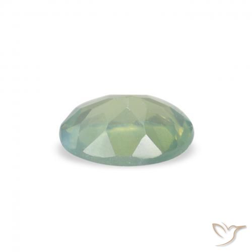 Alexandrite Vert clair naturelle ovale, 0.07 ct, VVS-VS