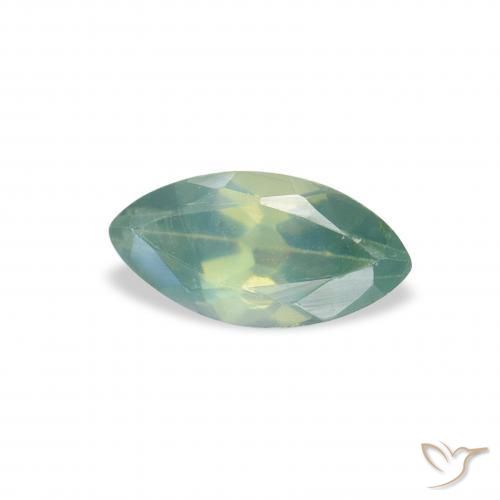 Alexandrite Vert clair naturelle Marquise, 0.12 ct, VVS-VS