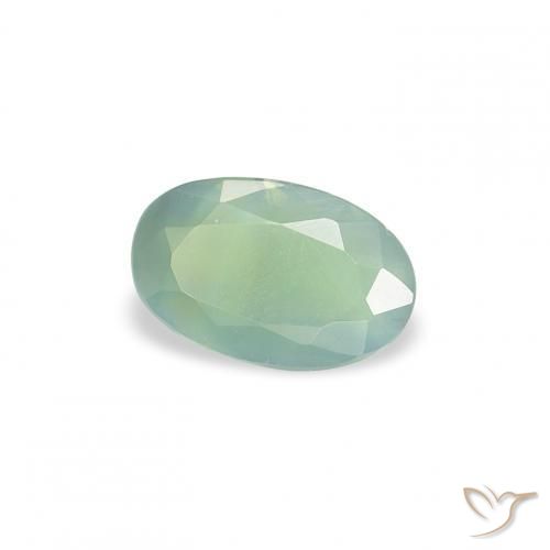 Alexandrite Vert menthe léger naturelle ovale, 0.34 ct, VS-SI