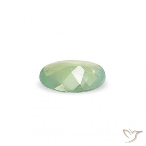 Alexandrite Vert clair naturelle ovale, 0.12 ct, VVS-VS