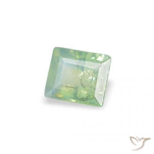 Alexandrite Vert jaune très clair naturelle Baquette, 0.15 ct, SI