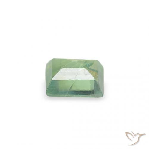 Alexandrite Vert jaune très clair naturelle Baquette, 0.15 ct, SI