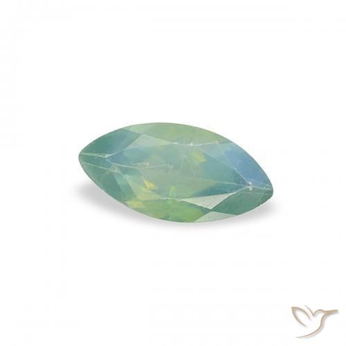 Alexandrite Ton vert et bleu naturelle Marquise, 0.20 ct, VVS-VS