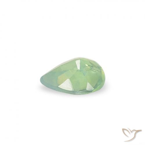 Alexandrite Vert clair naturelle En forme de poire, 0.09 ct, VS