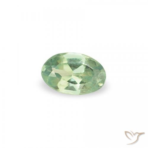 Alexandrite Medium Light-Green naturelle ovale, 0.06 ct, VS