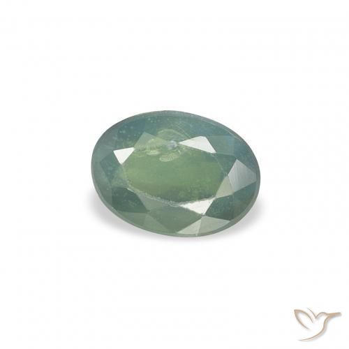 Alexandrite Turquoise naturelle ovale, 0.64 ct, VS
