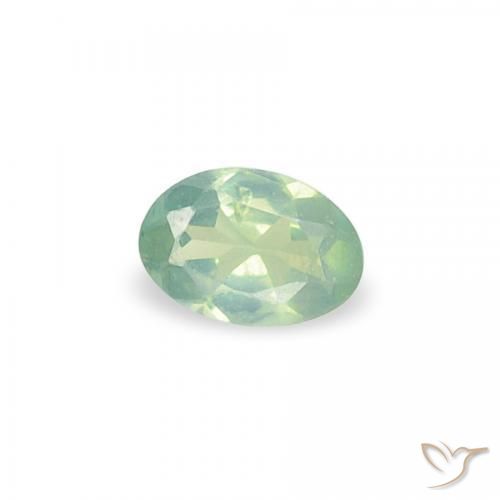 Alexandrite Vert bleuâtre naturelle ovale, 0.07 ct, VS
