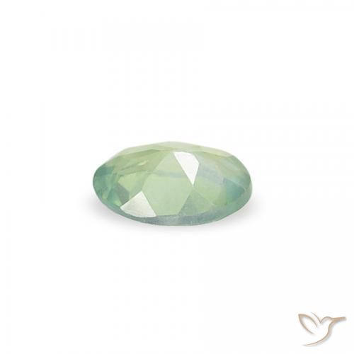 Alexandrite Vert bleuâtre naturelle ovale, 0.07 ct, VS