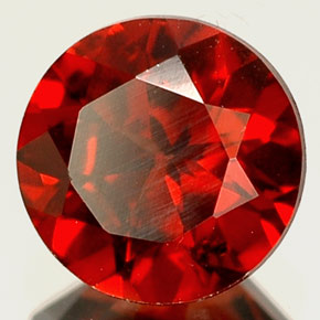 Grenat Almandin Rouge naturelle Coupe roude, 1.14 ct, VS