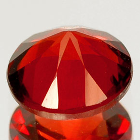 Grenat Almandin Rouge naturelle Coupe roude, 1.14 ct, VS