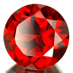 Grenat Almandin Rouge naturelle Coupe roude, 2.10 ct, VS