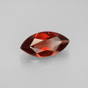 Grenat almandin rouge naturelle marquise, 1,18 ct, VVS-VS