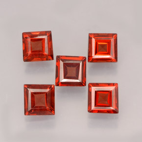 Achetez naturel ct rouge grenat almandin gems, carré, en provenance madagascar chez gemselect. en stock, livraison internationale!