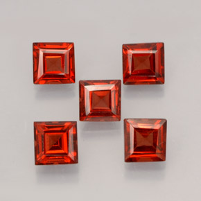 Achetez naturel ct rouge grenat almandin gems, carré, en provenance madagascar chez gemselect. en stock, livraison internationale!