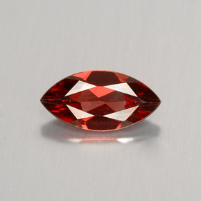 Grenat Almandin Rouge-orange naturelle Marquise, 1.26 ct, VVS-VS