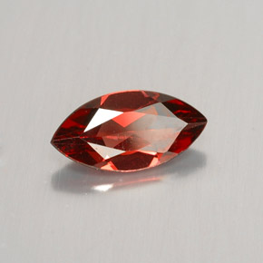 Grenat Almandin Rouge-orange naturelle Marquise, 1.26 ct, VVS-VS