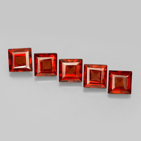 Achetez naturel ct rouge grenat almandin gems, carré, en provenance madagascar chez gemselect. en stock, livraison internationale!