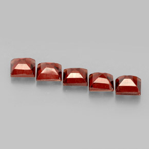 Achetez naturel ct rouge grenat almandin gems, carré, en provenance madagascar chez gemselect. en stock, livraison internationale!