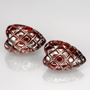 Achetez naturel ct Rouge foncé Grenat Almandin gems, Forme de coeur, En provenance Madagascar chez GemSelect. En stock, livraison internationale!