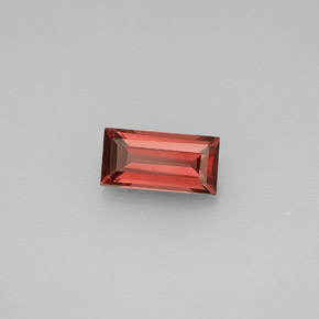 Grenat almandin rouge naturelle baguette, 1,08 ct, VVS-VS