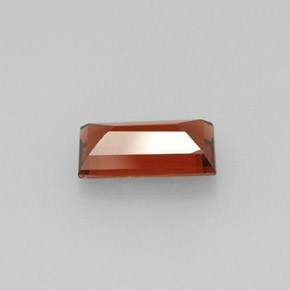 Grenat almandin rouge naturelle baguette, 1,04 ct, VVS-VS