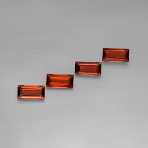 Achetez naturel ct rouge grenat almandin gems, baguette, en provenance madagascar chez gemselect. en stock, livraison internationale!