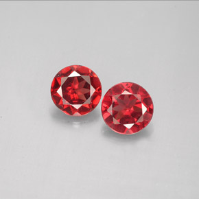Achetez naturel ct rouge grenat almandin gems, coupe roude, en provenance madagascar chez gemselect. en stock, livraison internationale!