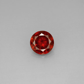 Grenat Almandin Rouge naturelle Coupe roude, 0.98 ct, VS