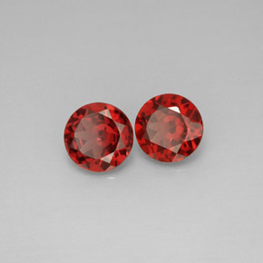 Achetez naturel ct rouge grenat almandin gems, coupe roude, en provenance madagascar chez gemselect. en stock, livraison internationale!