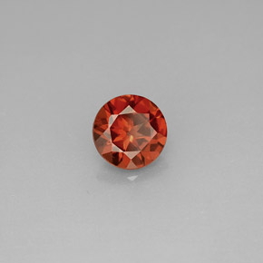 Grenat almandin rouge naturelle coupe roude, 0,99 ct, VS