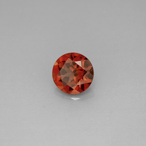Grenat almandin rouge naturelle coupe roude, 0,98 ct, VS