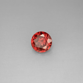 Grenat Almandin Rouge naturelle Coupe roude, 0.97 ct, VS