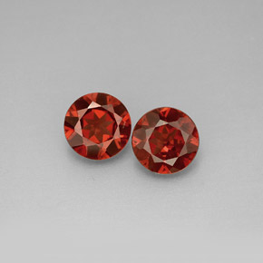 Achetez naturel ct rouge grenat almandin gems, coupe roude, en provenance madagascar chez gemselect. en stock, livraison internationale!