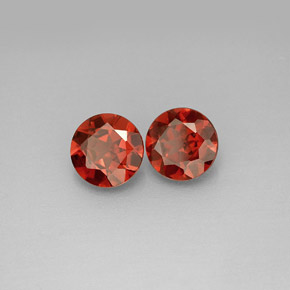 Achetez naturel ct rouge grenat almandin gems, coupe roude, en provenance madagascar chez gemselect. en stock, livraison internationale!