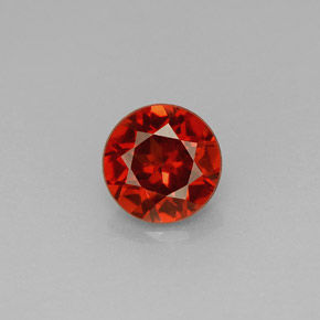Grenat Almandin Rouge naturelle Coupe roude, 1.04 ct, VS