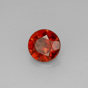 Grenat Almandin Rouge naturelle Coupe roude, 1.04 ct, VS