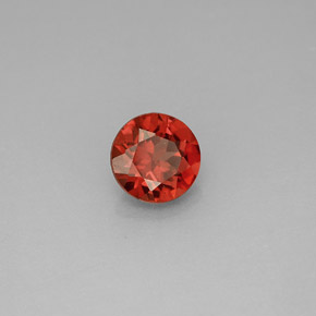 Grenat Almandin Rouge naturelle Coupe roude, 1.05 ct, VS